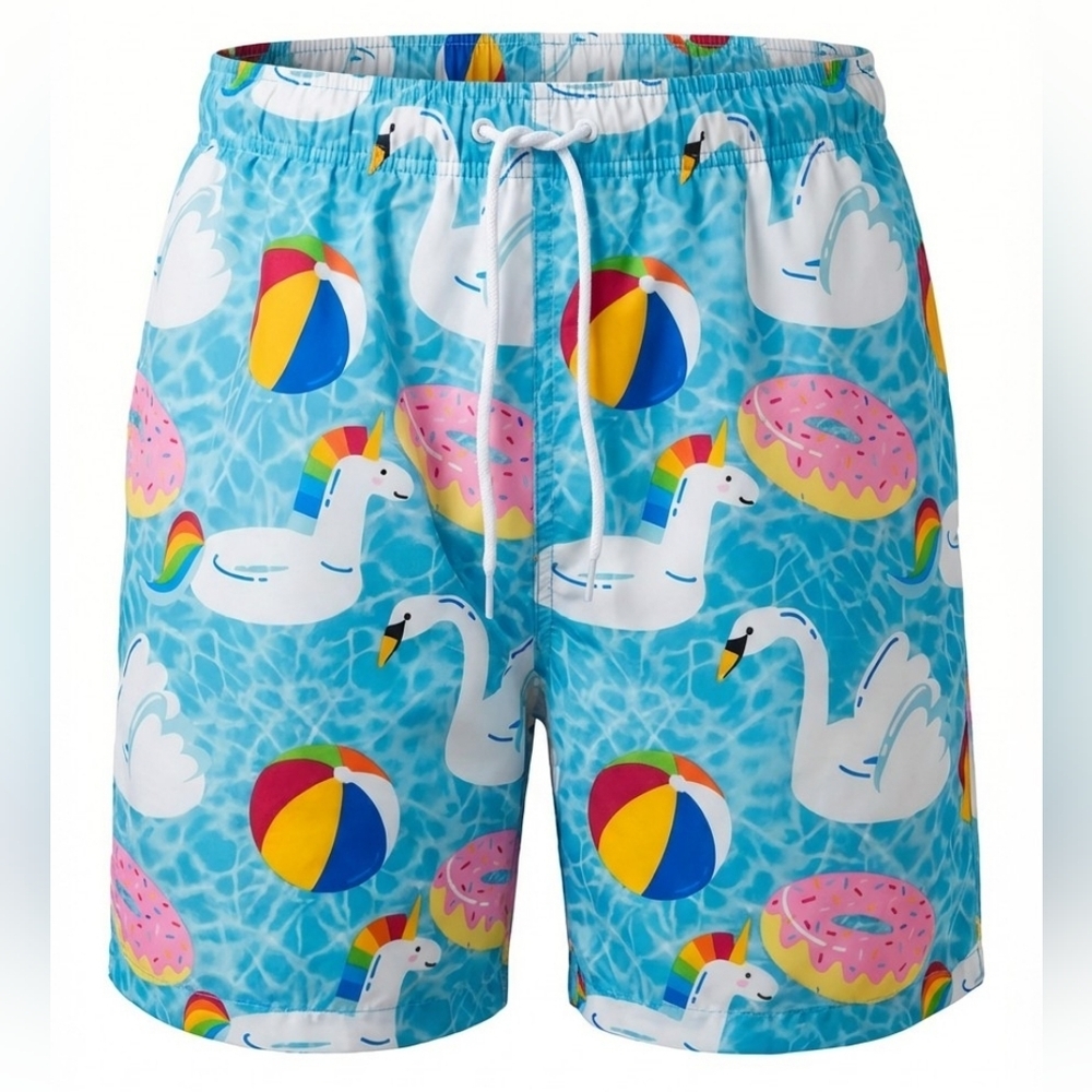 George Swim Board Shorts Print Size  XL